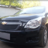 Защита радиатора "Standart" Chevrolet Cobalt (2013-н.в.) низ, чёрная купить недорого с доставкой в Надым