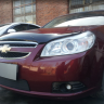 Защита радиатора "Standart" Chevrolet Epica (2006-2013) чёрная купить недорого с доставкой в Надым