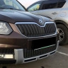 Зимний экран верхний, (текстурный пластик) для Skoda Yeti Outdoor (2013-2018) купить недорого с доставкой в Надым