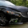 Клыки (накладки) переднего бампера "SkyActivSport" var №3 для Mazda 6 (2015-н.в.) купить недорого с доставкой в Надым