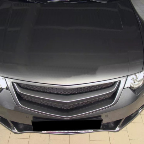 Планка в решетку радиатора "Sport" var №2 для Honda Accord VIII (2008-2010) купить недорого с доставкой в Надым