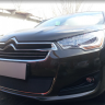 Защита радиатора "Standart" Citroen C4 седан (2013-2016) чёрная купить недорого с доставкой в Надым