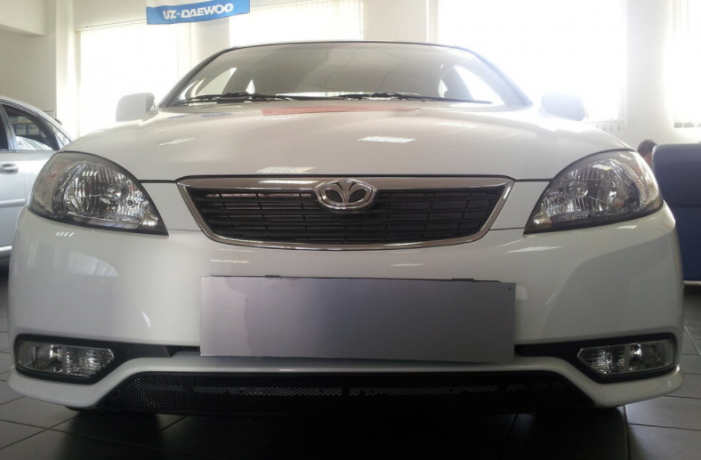 Защита радиатора "Standart" Daewoo Gentra чёрная купить недорого с доставкой в Надым