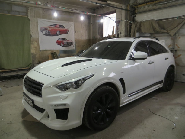 Капот пластиковый "Jass-Rs" Infiniti FX купить недорого с доставкой в Надым