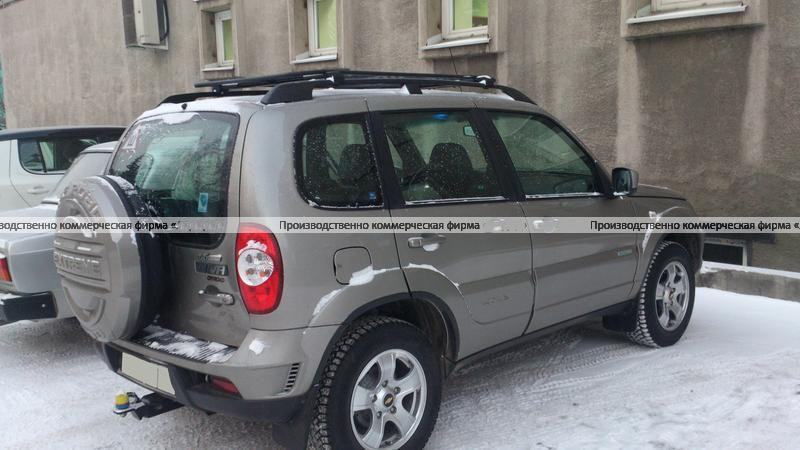Платформа "Спринт" на B@3 2123 "Chevrolet Niv@" установка на штатные рейлинги купить недорого с доставкой в Надым