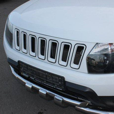 Решетка радиатора "Jeep" для Renault Duster (2010-2021) купить недорого с доставкой в Надым