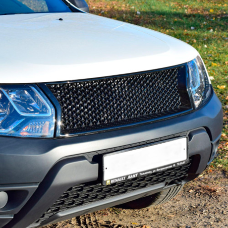 Решетка радиатора (ABS) RENAULT Duster (2012-2020 г.в.) купить недорого с доставкой в Надым
