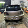 Накладка (юбка) на задний бампер для Mazda 3, хэтчбэк (2003-2009) купить недорого с доставкой в Надым