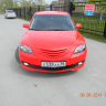 Решетка радиатора "Две полоски" для Mazda 3, хэтчбэк (2003-2009) купить недорого с доставкой в Надым