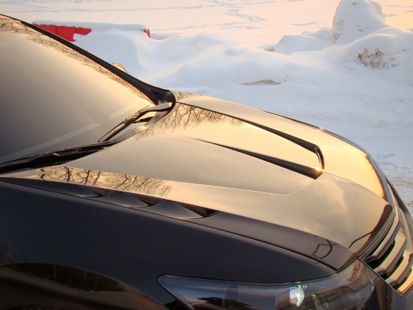 Капот пластиковый "Agressive Sport" var №2 для Honda Accord VIII (2008-2013) купить недорого с доставкой в Надым