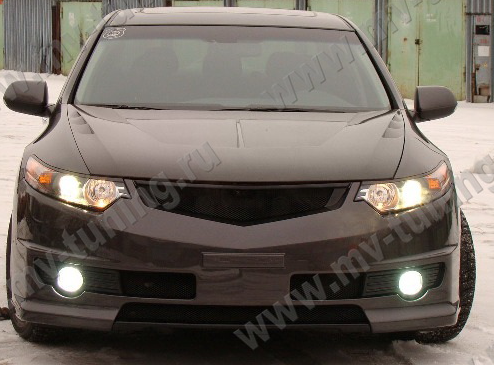 Капот пластиковый "Agressive Sport" var №2 для Honda Accord VIII (2008-2013) купить недорого с доставкой в Надым