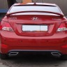 Спойлер высокий для Hyundai Solaris (2010-2016) купить недорого с доставкой в Надым