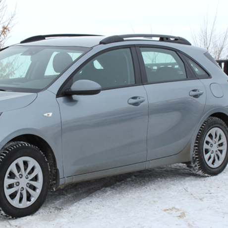 Рейлинги для Kia Ceed (2018-н.в.) Чёрный купить недорого с доставкой в Надым