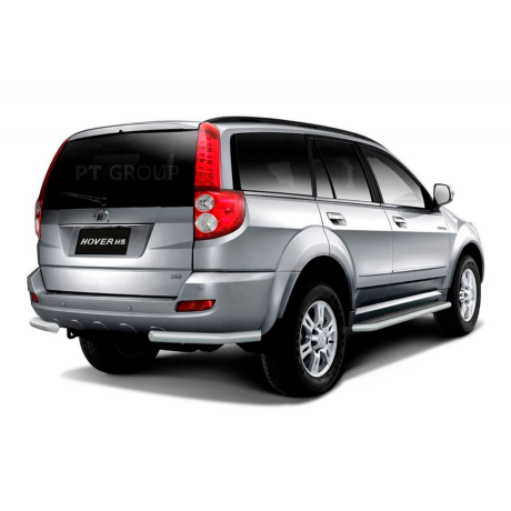 Защита заднего бампера угловая d63мм ИСКРА (ППК) GREAT WALL Hover H5 (2011-н.в.) купить недорого с доставкой в Надым