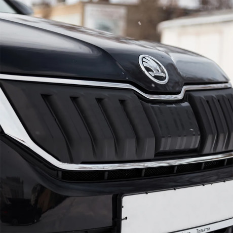 Зимний экран верхний, (текстурный пластик) для Skoda Kodiaq (2016-2021) купить недорого с доставкой в Надым