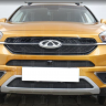 Защита радиатора "Standart" Chery Tiggo 7 (2016-2020) верх, чёрная купить недорого с доставкой в Надым